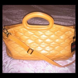 NWT HOBO International quilted leather bag